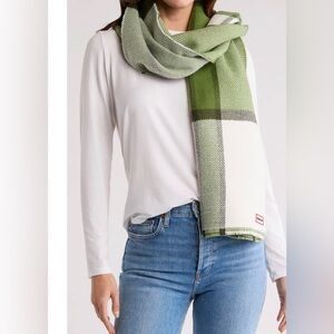 Hunter Heavyweight Reversible Plaid Scarf